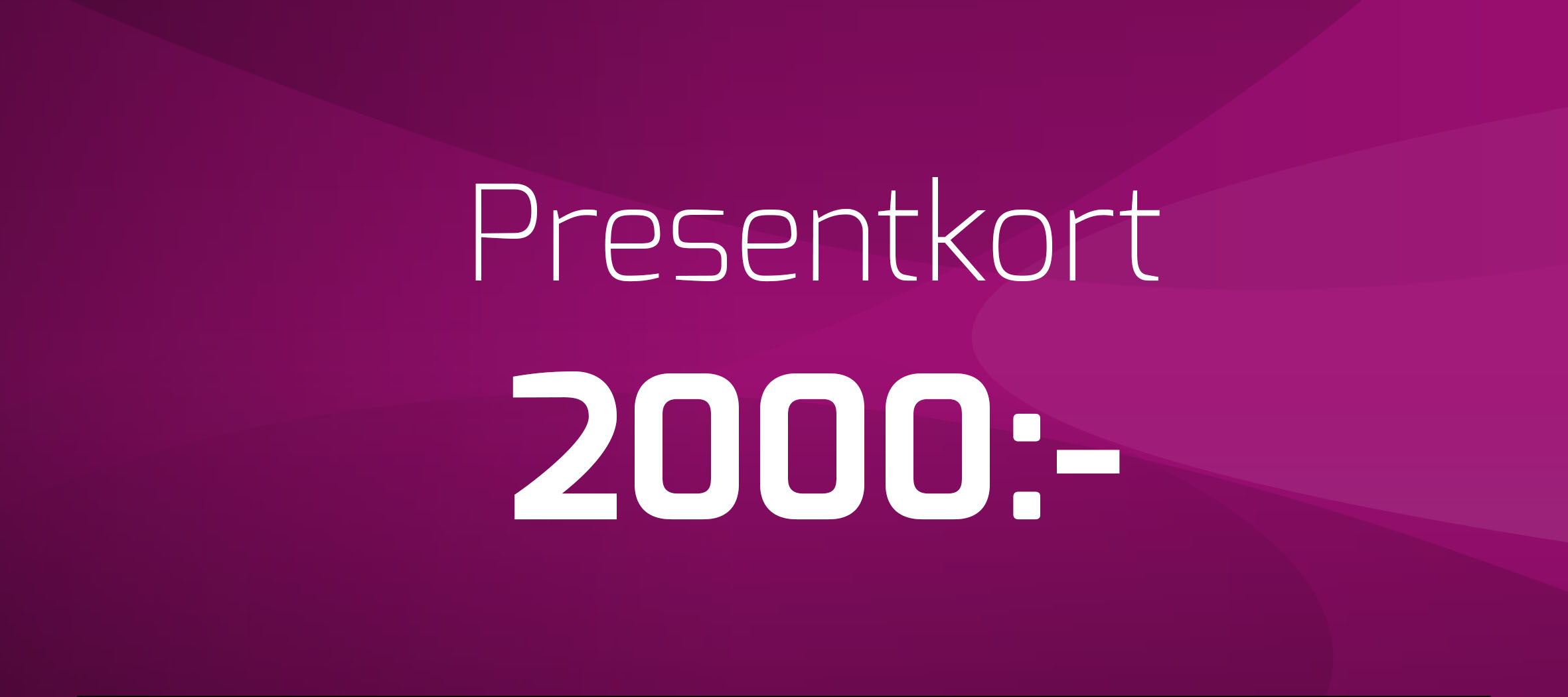 Presentkort, 2000 kr