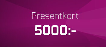 Presentkort, 5000 kr