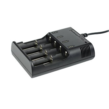 Intelligent batteriladdare för upp till 4 batterier, Niteye