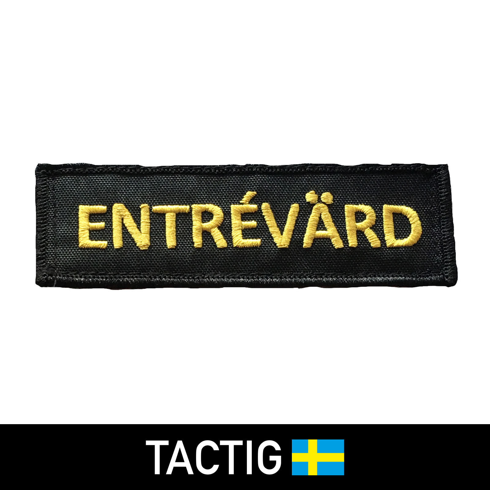 Entrévärd Bröstemblem, broderat, Tactig