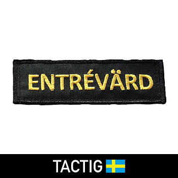 Entrévärd Bröstemblem, broderat, Tactig