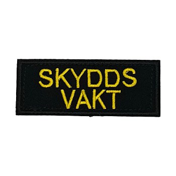 Skyddsvakt Bröstemblem, broderat, Tactig