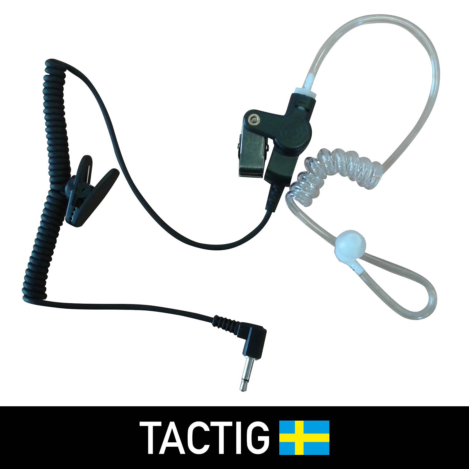 Slangheadset för monofon 2,5 mm, Tactig