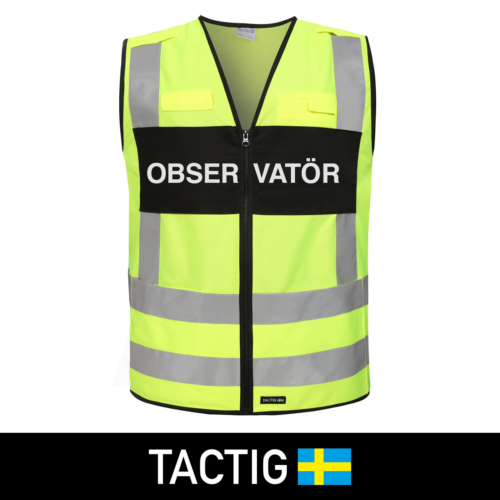 Reflexväst 'Observatör' Klass 2, Tactig