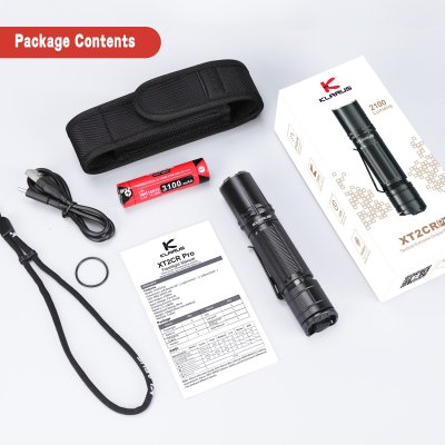 Taktisk lampa,  XT2CR Pro - 2100LM IPX8, Klarus - 5