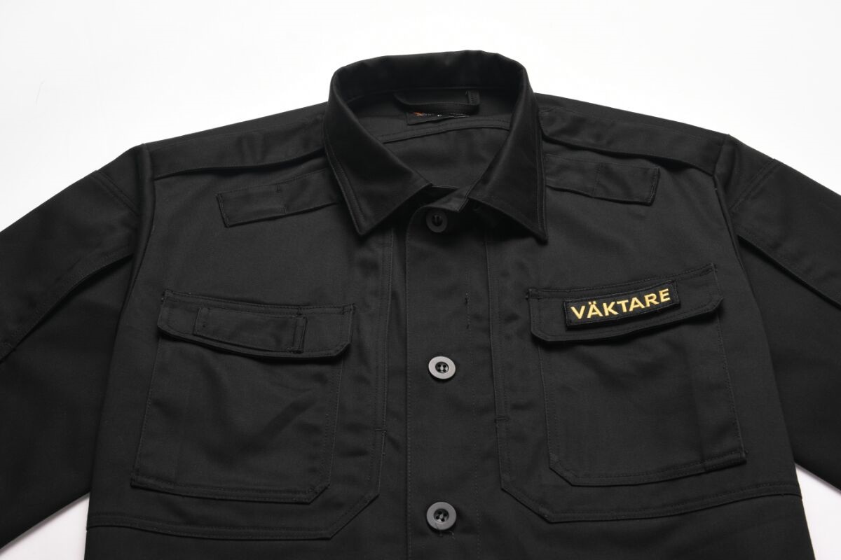 Väktare / Entrévärd / Security  Skjortjacka Svart, Robust - 9