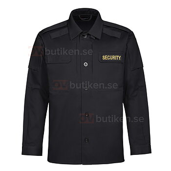 Väktare / Entrévärd / Security  Skjortjacka Svart, Robust