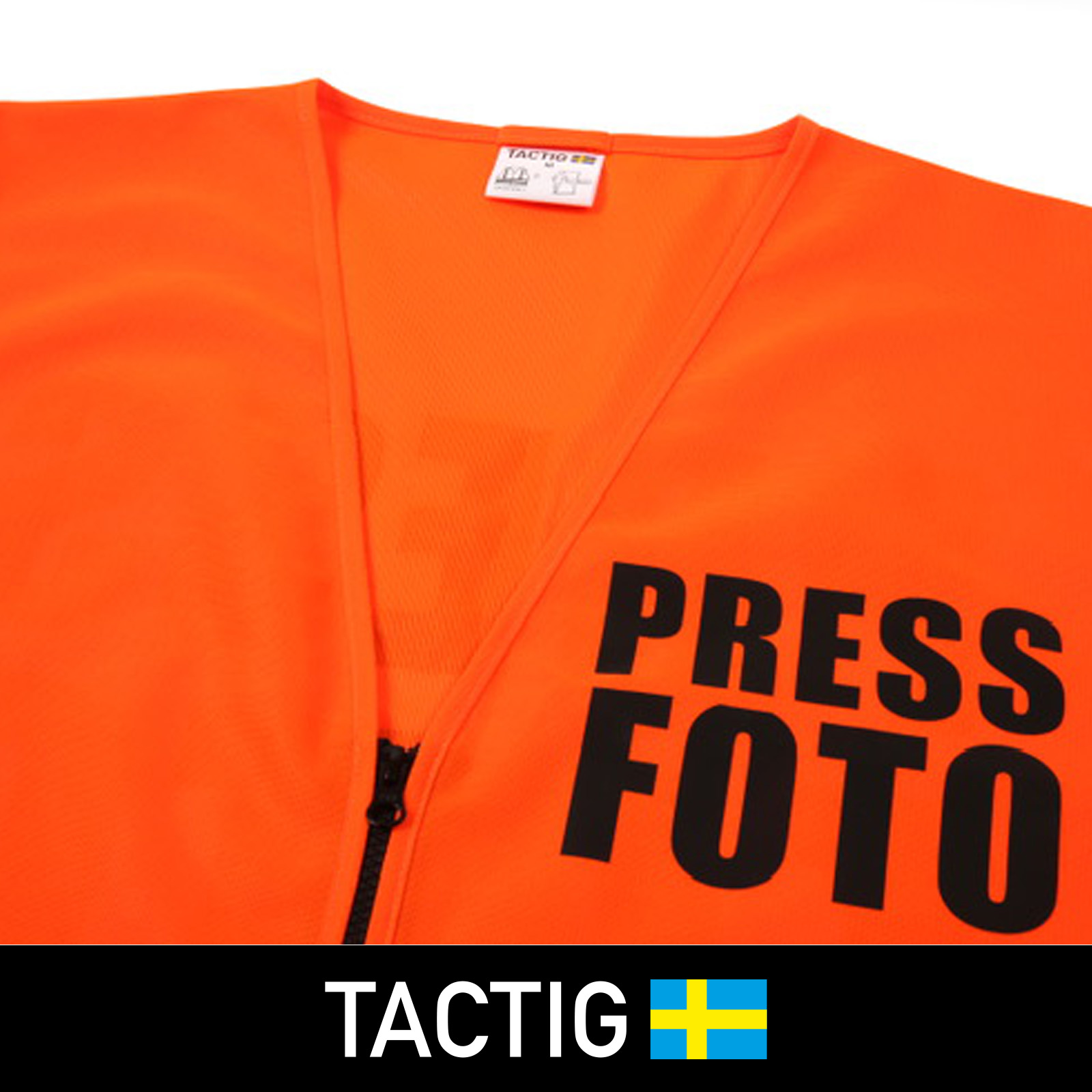 Reflexväst 'Press & Foto', Tactig - 4