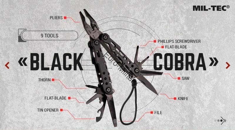 Multiverktyg, Black Cobra Multi Tool, Mil-Tec - 2