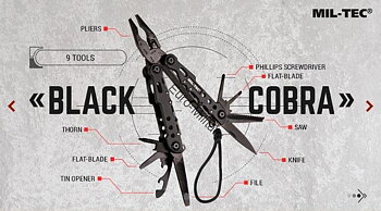 Multiverktyg, Black Cobra Multi Tool, Mil-Tec