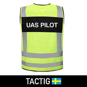 Reflexväst 'UAS-Pilot' Klass 2, Tactig