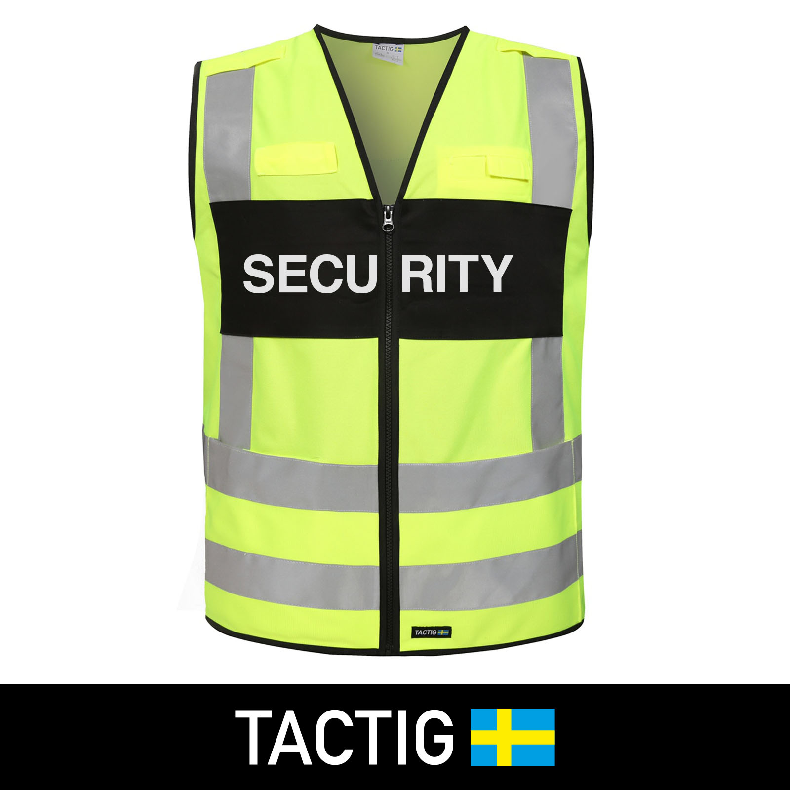 Reflexväst 'Security' Klass 2, Tactig