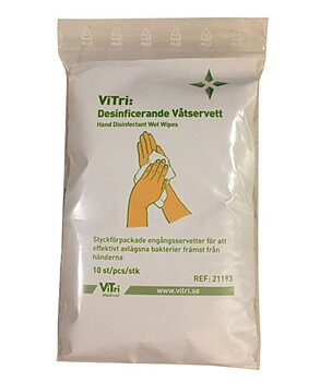Desinfektionsservetter 10 st, ViTri