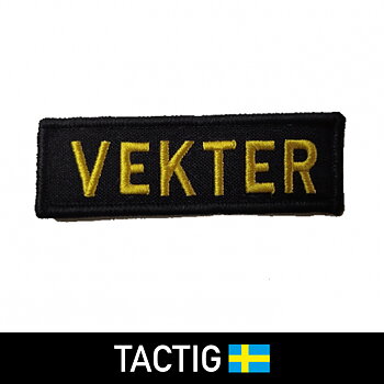Vekter Bröstemblem, broderat, Tactig