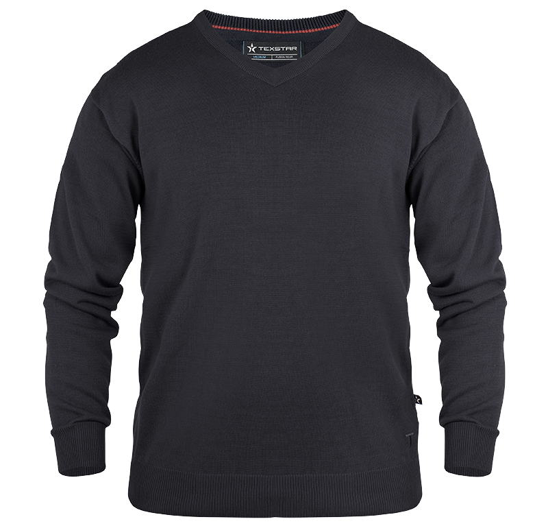 V-ringad Pullover Herr, Texstar - 10