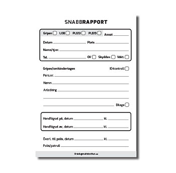 Snabbrapport, Fängsel, A6