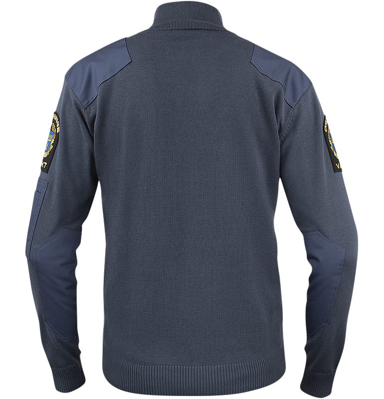 OV Natotröja med ½ zip & krage, Texstar Security - 4