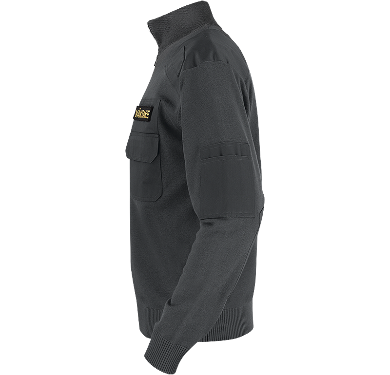 Natotröja med ½ zip & krage, Texstar Security - 3