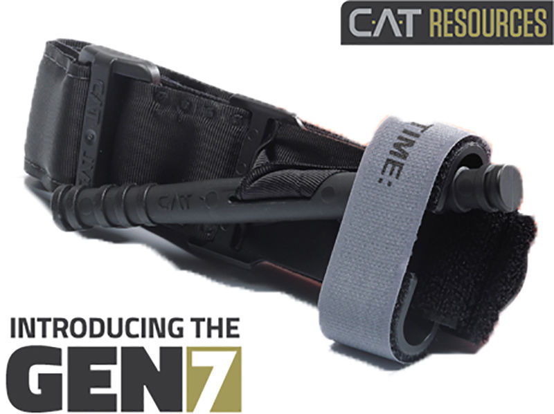 Tourniquet, Tactical Black (Gen 7), CAT