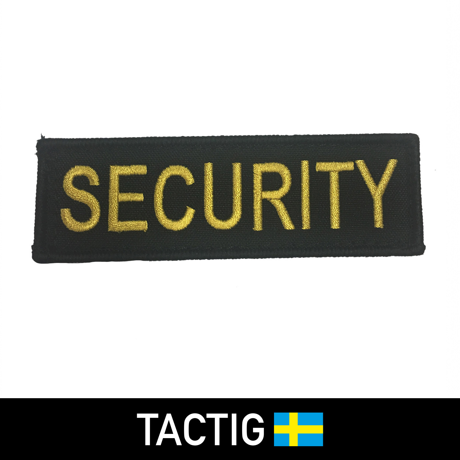 Security Bröstemblem, broderat, Tactig