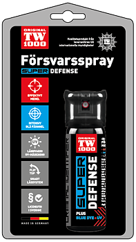 Försvarsspray Super Defense UV - 63 ml, TIW