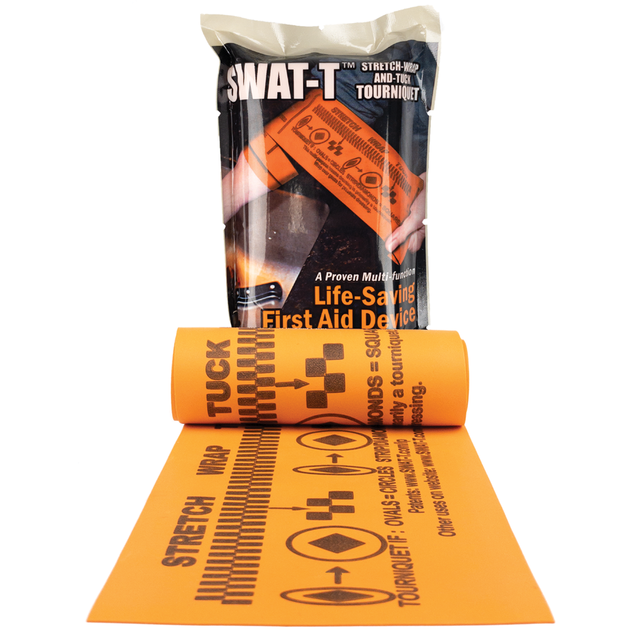 SWAT-T  Tourniquet orange, elastisk 