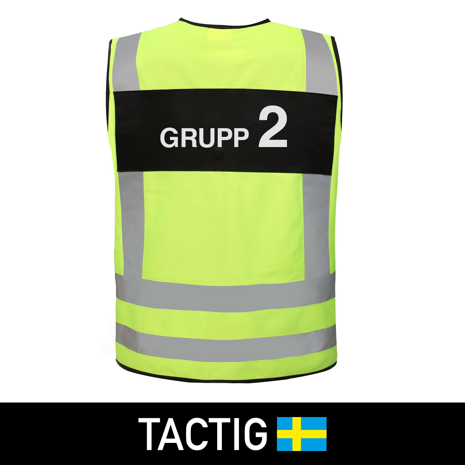 Reflexväst 'Grupp 1-10' Klass 2, Tactig - 19