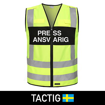 Reflexväst 'Pressansvarig' Klass 2, Tactig