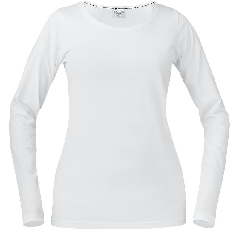 Stretch T-shirt Long Sleeve Dam, Texstar