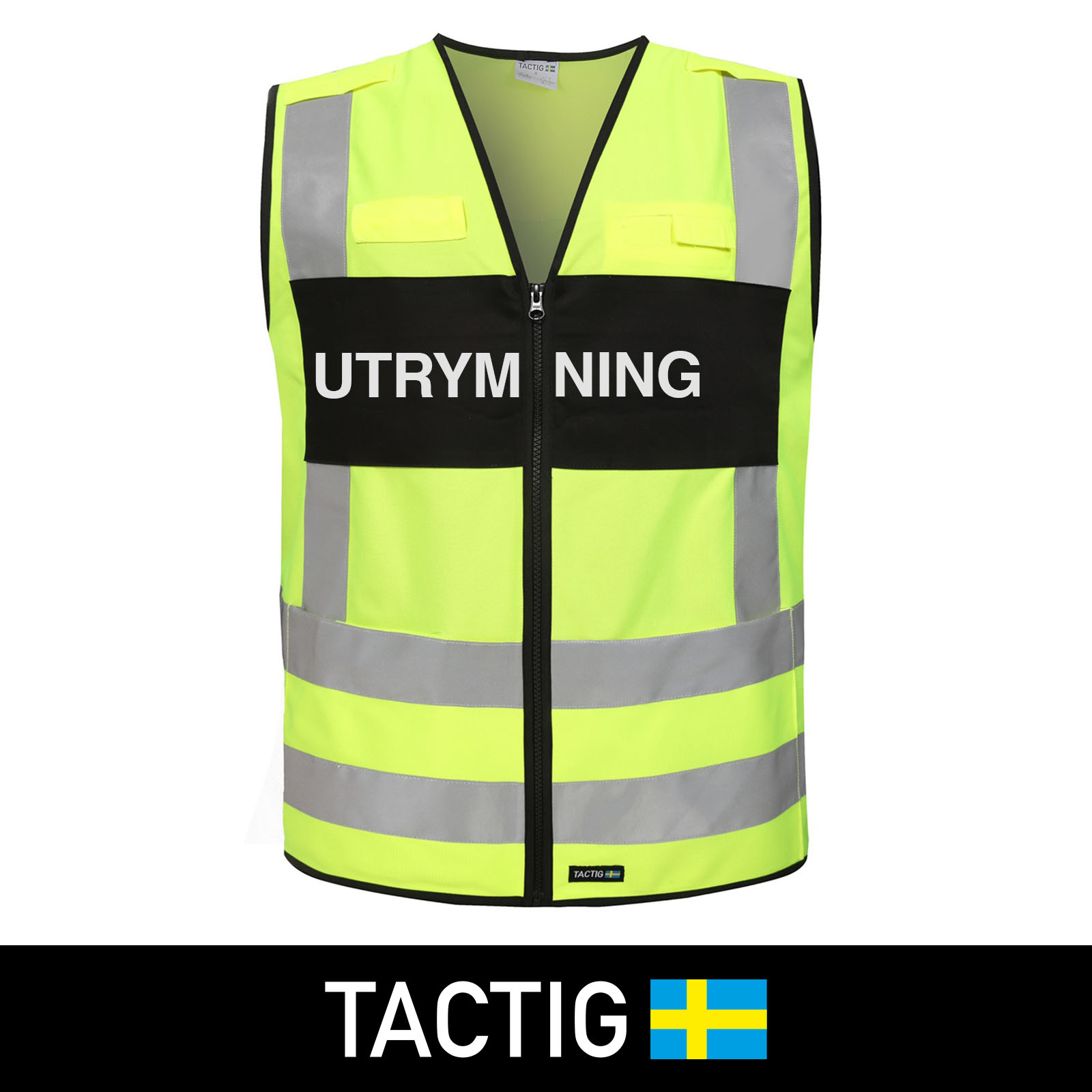 Reflexväst 'Utrymning' Klass 2, Tactig