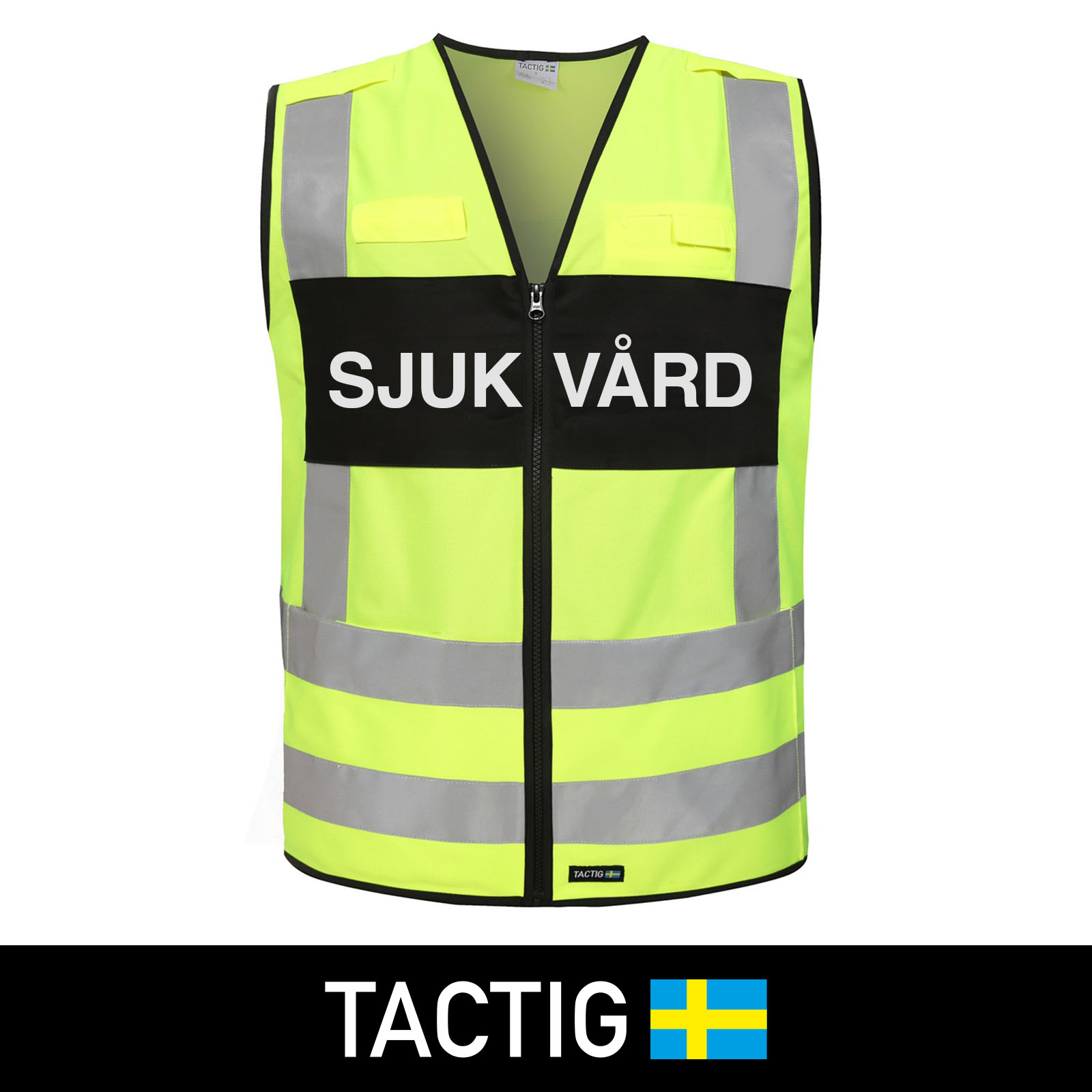 Reflexväst 'Sjukvård' Klass 2, Tactig