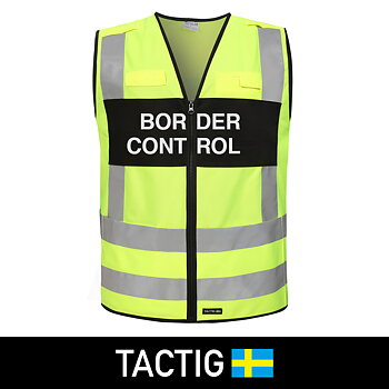 Reflexväst 'Border Control' Klass 2, Tactig