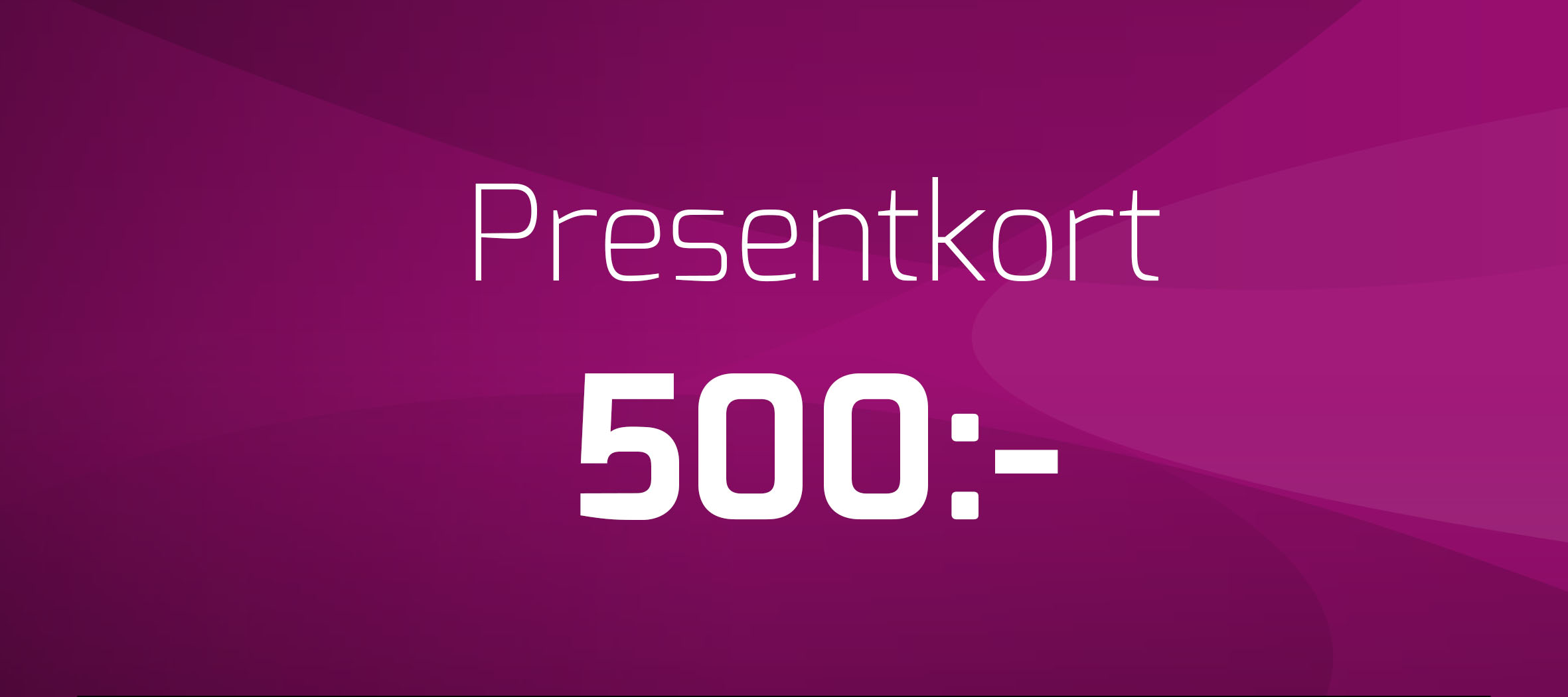 Presentkort, 500 kr