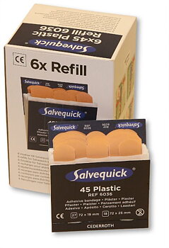 Plåsterrefill plastplåster, 6 st, Salvequick
