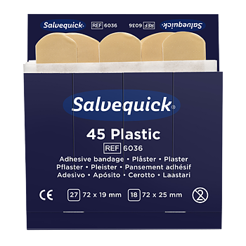 Plåsterrefill plastplåster, 6 st, Salvequick