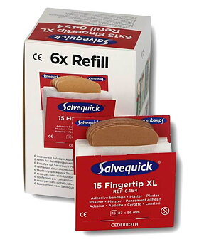 Plåsterrefill fingertoppsplåster XL, 6 st, Salvequick