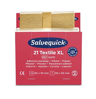 Plåsterrefill textil XL, 6 st, Salvequick