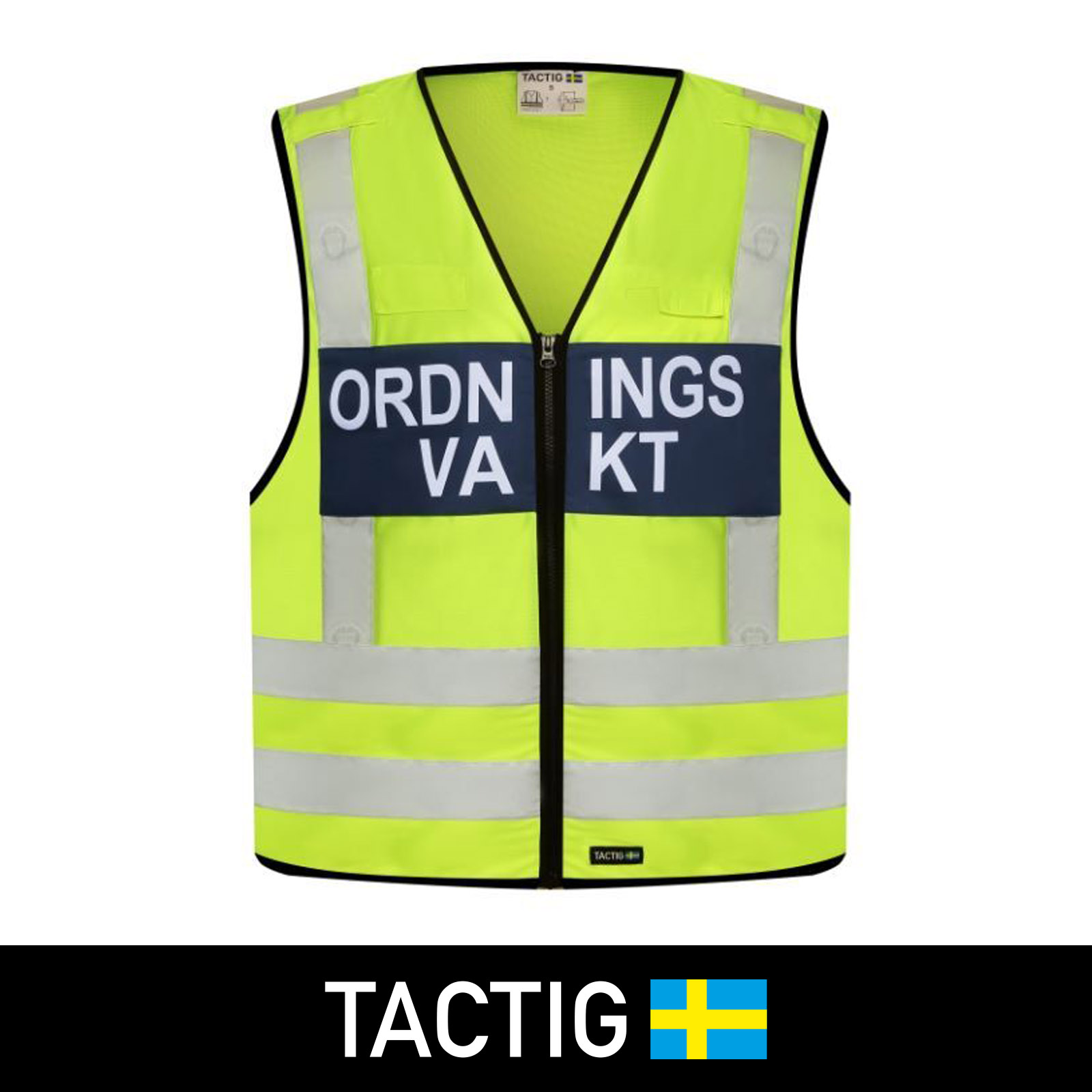 Ordningsvakt Reflexväst Klass 2, Tactig