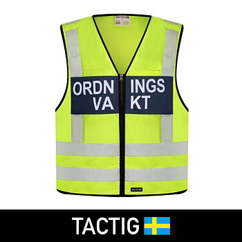Ordningsvakt Reflexväst Klass 2, Tactig