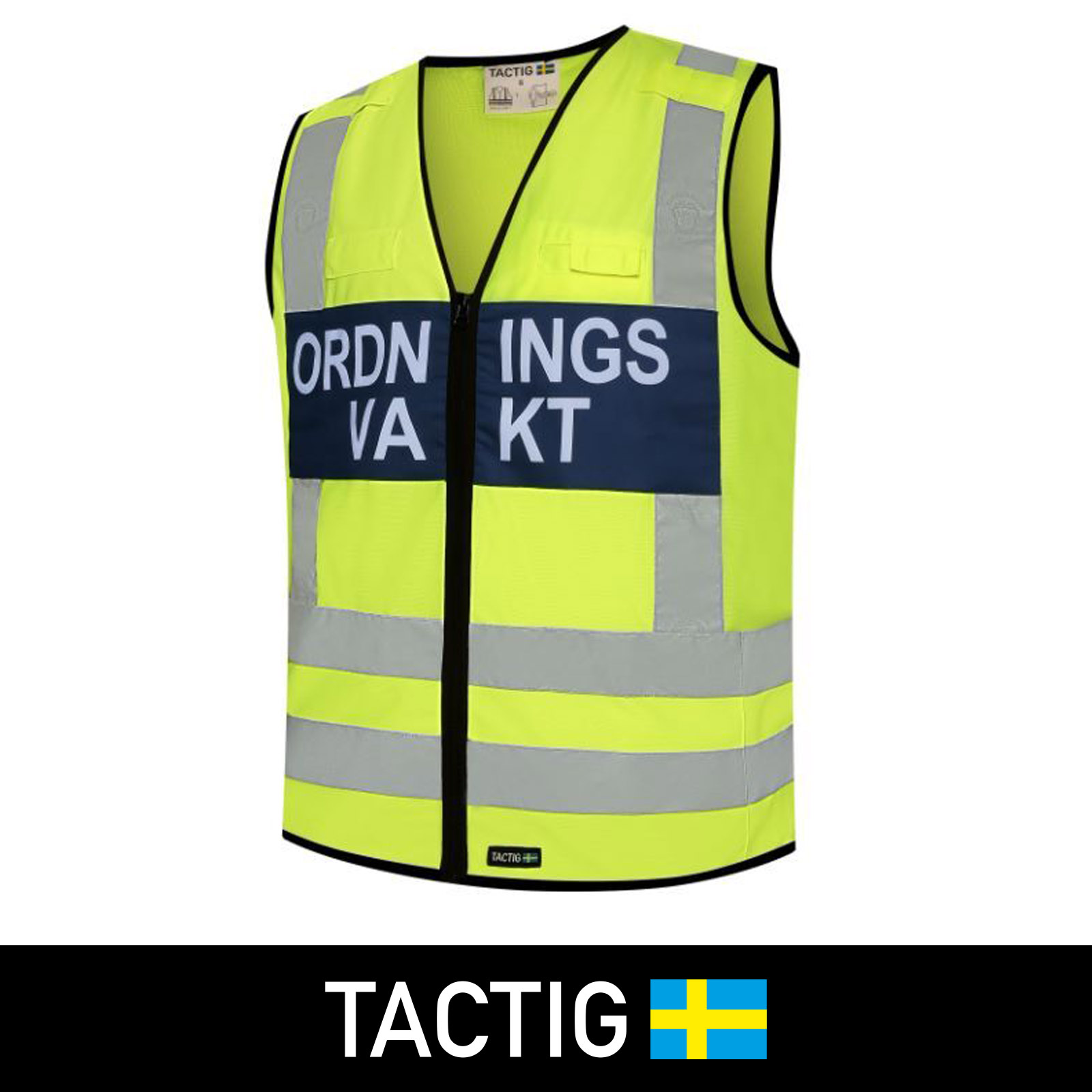 Ordningsvakt Reflexväst Klass 2, Tactig - 5