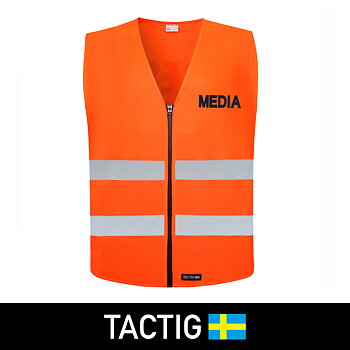 Reflexväst 'Media', Tactig