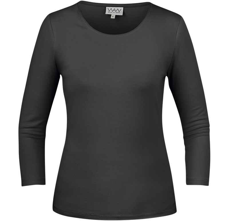 Ladies Soft 3/4 Sleeve W010, WAW - 11