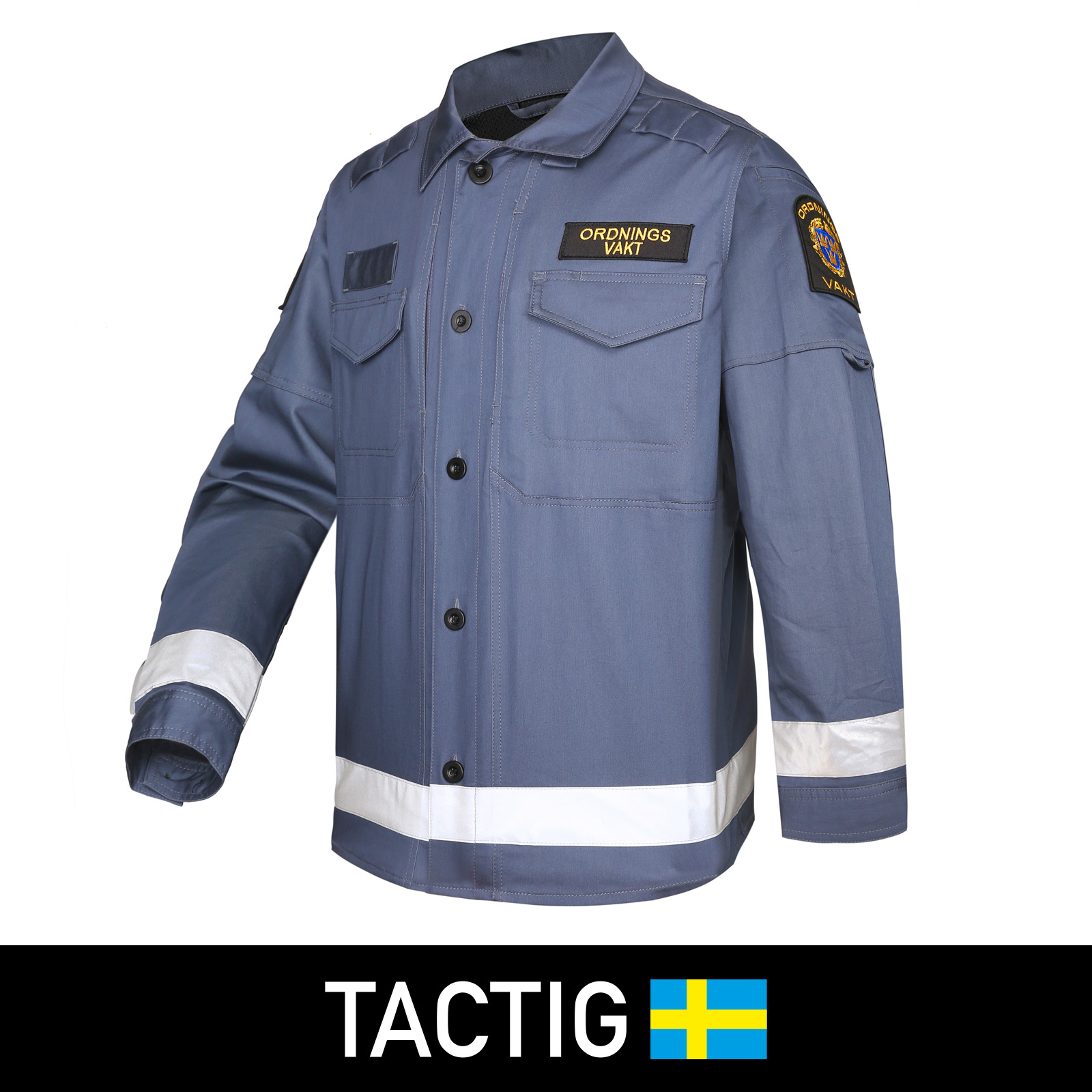 OV Skjortjacka i stretch, Tactig - 2