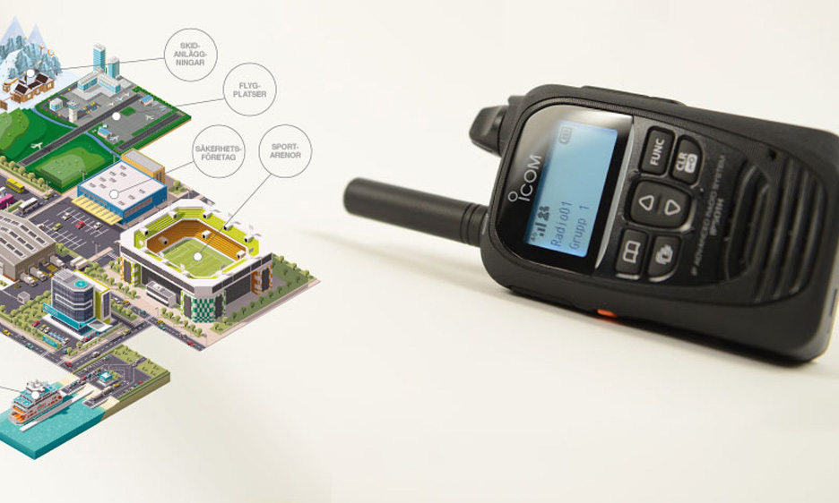 Säker och tillgänglig kommunikation Med eller utan repeater Kommunikationsradios