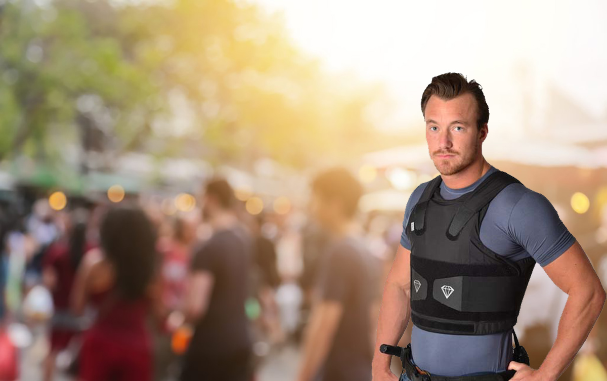 Stort eget lager av skyddsvästar Skydda dig mot kniv, skott och slag Skyddsvästar