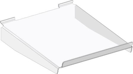 Hyllor för spårpanel - 6