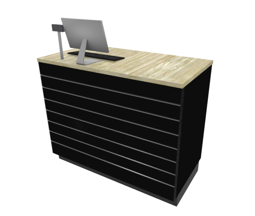 Moduldisk 4 - Svart - Spårpanel - 8