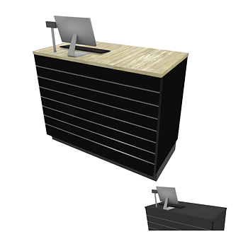 Moduldisk 4 - Svart - Spårpanel