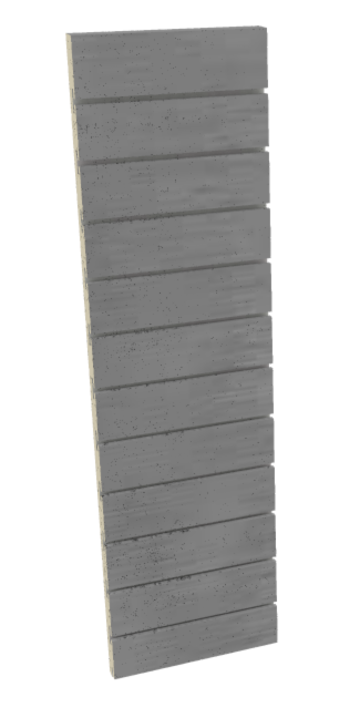 LAGERRENSNING! - Spårpanel H1200xB300-400mm - 4