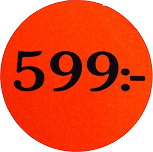 Etikett 199:-, 299:-, 399:-, 499:- och 599:- - 6